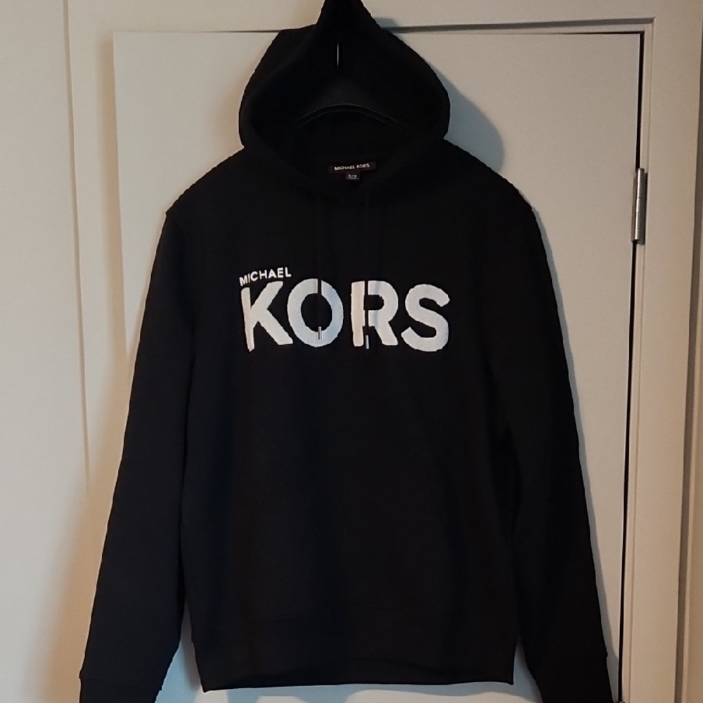 Michael Kors Black Hoodie Sweater